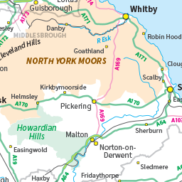 Cleveland Way Route Map Cleveland Way Information - National Trails