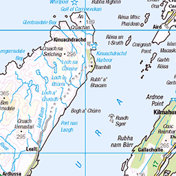 LL&C Way: Tighnabruaich to Glendaruel - Route Map