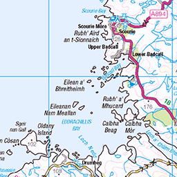 Kylestrome to Rhiconich - Route Map