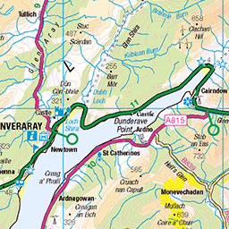 West Highland Way 3: Rowardennan to Inverarnan - Route Map