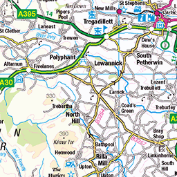 Tors of Dartmoor Map