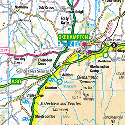 Tors of Dartmoor Map