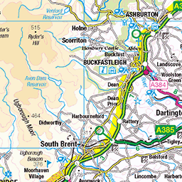 Tors of Dartmoor Map