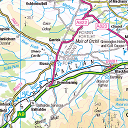 Rob Roy Way: Strathyre to Killin - Route Map