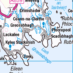 Harris Walkway 2: Tarbert to Seilebost - Route Map