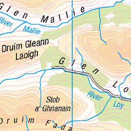 Great Glen Way 2: Gairlochy to Laggan - Route Map