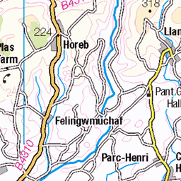 Pant Wern Wales Map Mopping Up Some West Wales Firsts :: Geo-Trips :: Geograph Britain And  Ireland