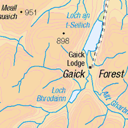 Leathad an Taobhain and Càrn Dearg Mòr - Route Map