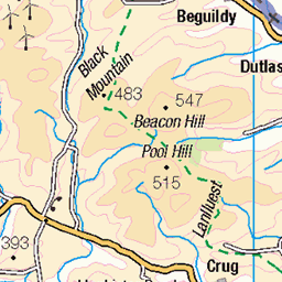 Glyndwr S Way Os Map Glyndwr's Way 2 - National Trails