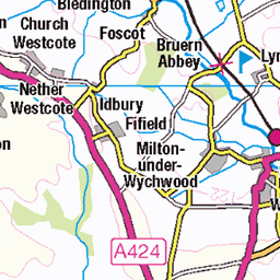 Oxfordshire Rights Of Way Map Os Map: West Oxfordshire Footpaths | Mapsta.net