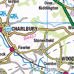 Oxfordshire Rights Of Way Map Os Map: West Oxfordshire Footpaths | Mapsta.net
