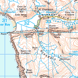 Glen Brittle and Loch Eynort forestry walk - Route Map