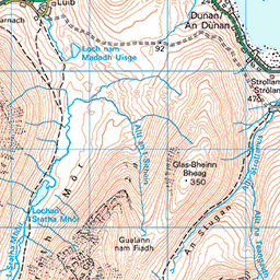 Garbh Bheinn and Belig - Route Map