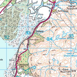 Bidein a' Choire Sheasgaich and Lurg Mhòr - Route Map