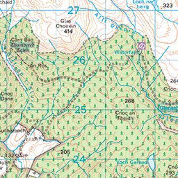 Lagg to Whiting Bay - via Bennan and Dippen Head - Route Map