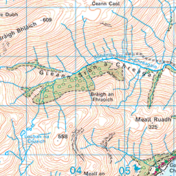 Glen Nevis and Polldubh Falls - Route Map