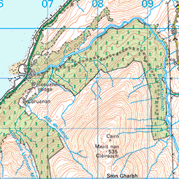 Ben Nevis by the Càrn Mòr Dearg Arête - Route Map