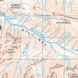 Ben Cruachan and Stob Daimh - Route Map