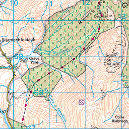 Ben Nevis by the Càrn Mòr Dearg Arête - Route Map