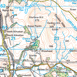 Ayrshire Coastal Path 10: Ardrossan to Portencross - Route Map