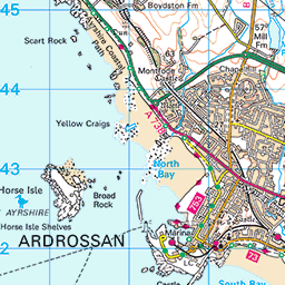 Ayrshire Coastal Path 9: Irvine to Ardrossan - Route Map