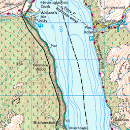 Glen Loin and Coiregrograin, Arrochar - Route Map