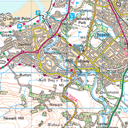 Ayrshire Coastal Path 6: Dunure to Ayr - Route Map