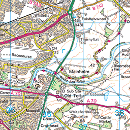 Ayrshire Coastal Path 6: Dunure to Ayr - Route Map