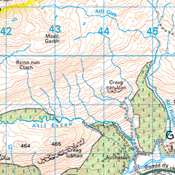 Ben More and Stob Binnein - Route Map