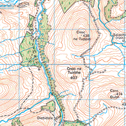 Càrn Chuinneag, Strath Carron, Ardgay - Route Map