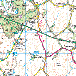 Sandgreen circular, Gatehouse of Fleet - Route Map