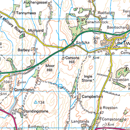 Sandgreen circular, Gatehouse of Fleet - Route Map