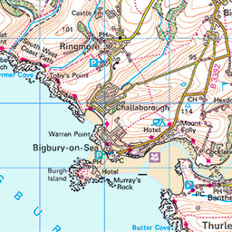 Bigbury On Sea Map The South West Coast Path Day 37 – Bigbury-On-Sea To Salcombe :: Geo-Trips  :: Geograph Britain And Ireland