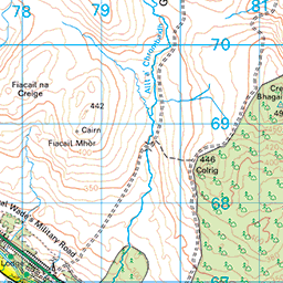 Glen Banvie and Bruar circuit, Blair Atholl - Route Map