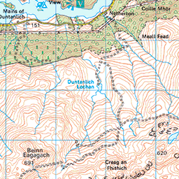 Bealach Route and Killiecrankie, Pitlochry - Route Map