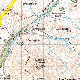 Glen Tilt circuit, Blair Atholl - Route Map