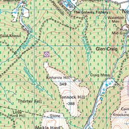 Criffel circular, from New Abbey - Route Map