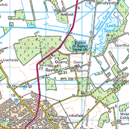 Burghead to Lossiemouth - Route Map