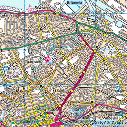 Water of Leith: Slateford to Leith - Route Map