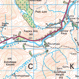 Ring of St Mary's Loch - Route Map