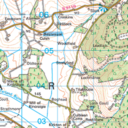 Pressendye, Tarland - Route Map