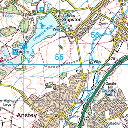 Beaumont Leys Leicester ward map SWC