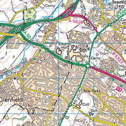 Beaumont Leys Leicester ward map SWC