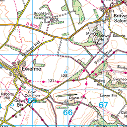 Britwell Salome (South Oxfordshire) parish map - SWC
