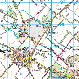 Britwell Salome (South Oxfordshire) parish map - SWC