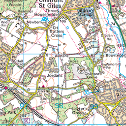 Chalfont St Giles Map Map - Amersham Circular Via Chalfont St Giles Walk - Swc