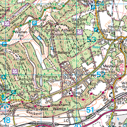 Map Of Box Hill Map - Box Hill Circular Via Mickleham Walk - Swc