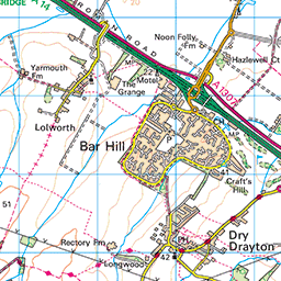 Dry Drayton (South Cambridgeshire) parish map - SWC