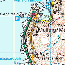 Loch an Nostarie circuit, Mallaig - Route Map