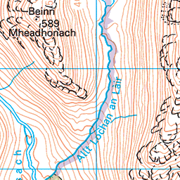 Beinn Sgulaird - Route Map